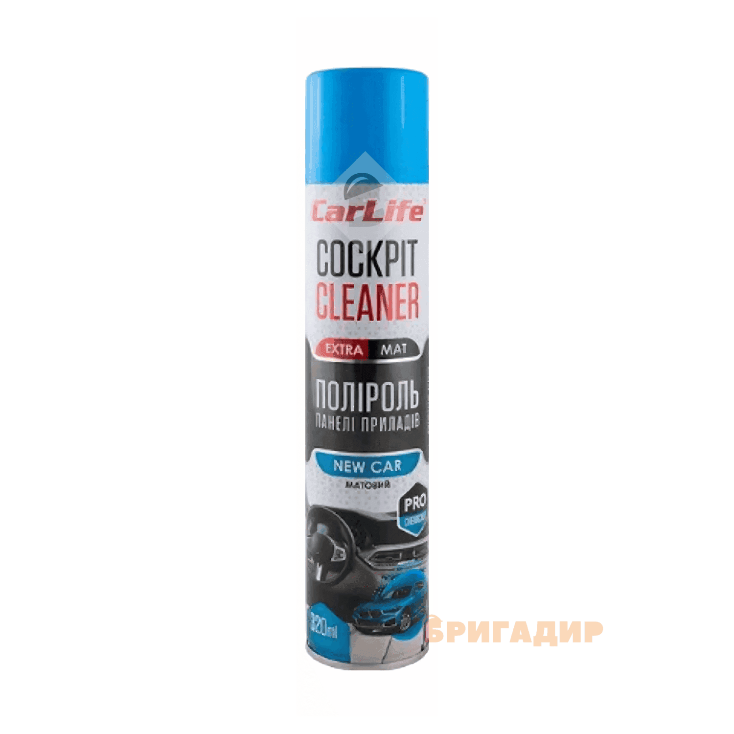 Поліроль панелі приладів CarLife Нова машина Cockpit Cleaner EXTRA MAT 750ml