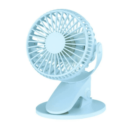 Переносний USB міні-вентилятор Mini Fan XH-09 з акумулятором на прищепці