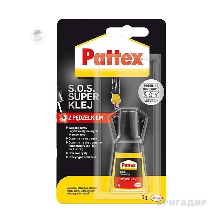 Pattex Супер клей гель з пензликом (бл)5г