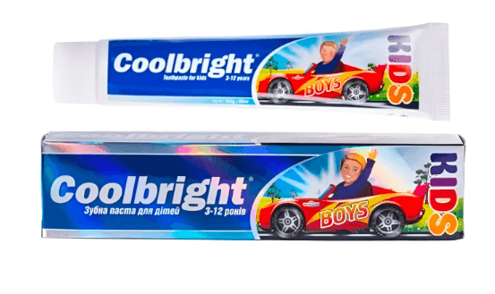 Зубна паста COOLBRITE KIDS дитяча 75мл