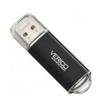 Флешка verico usb 64gb wanderer black 600739