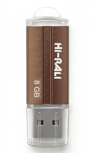 Накопичувач USB 8GB Hi-Rail серія бронза