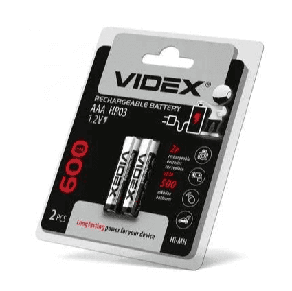 Акумулятор VIDEX HR06 AAA 600mah