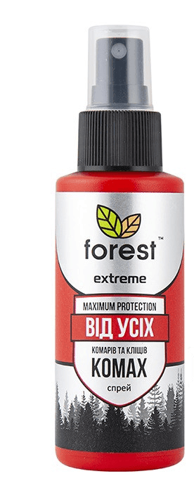 Forest Спрей-репелент "Forest Extreme" від комарів та мошки 70мл аерозоль