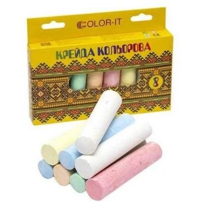 Крейда 8 кольорів JAMBO 50258