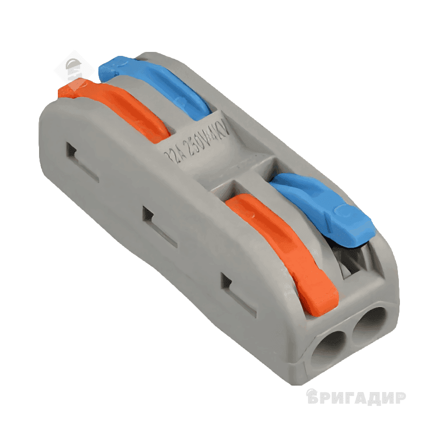 ІХ Клемник  WAGO унів. кольоровий 2-й PCT-222 (2+2 провода)(50)