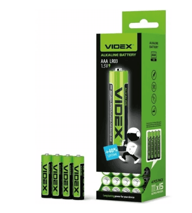 Батарейка Videx LR3 блістер