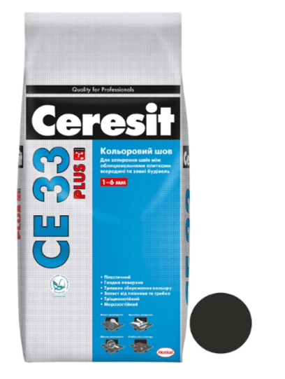 Фуга Ceresit чорний