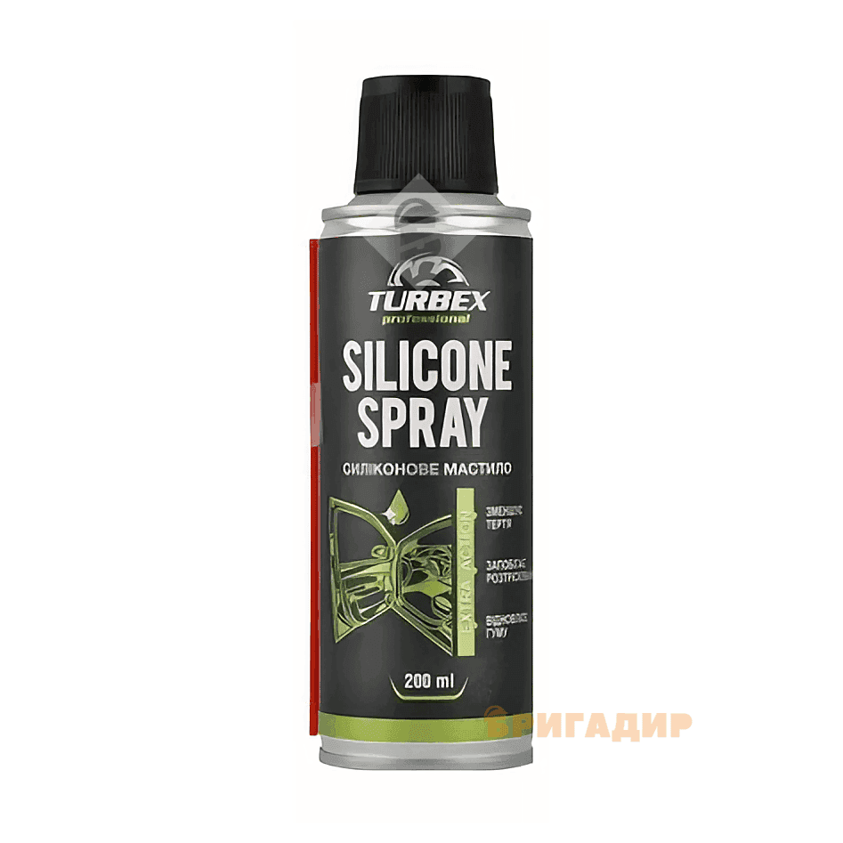 Силіконова змазка 200мл TURBEX SILICONE SPRAY