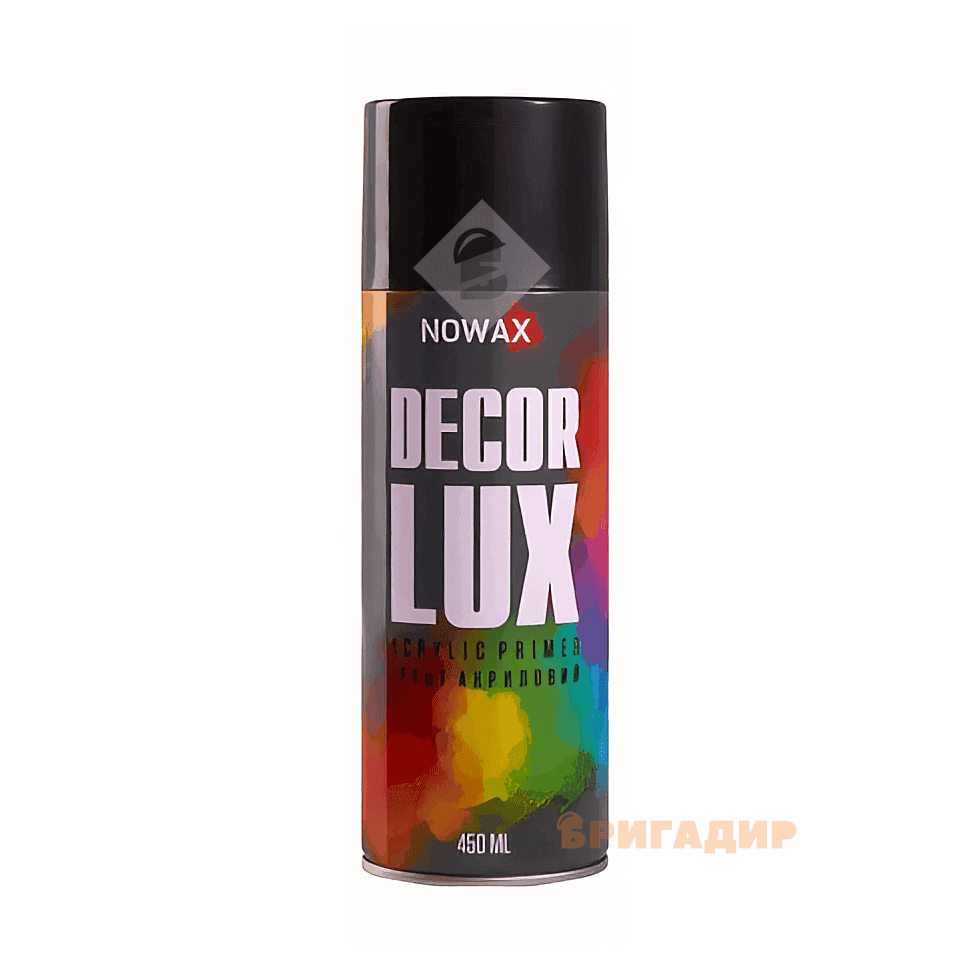 Грунтівка акрилова NOWAX spray 450 ml чорна 48049