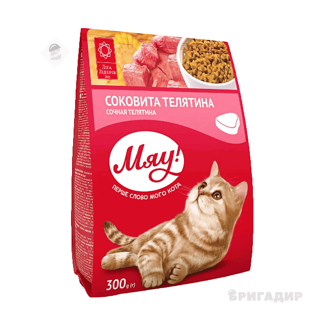 МЯУкорм_Коти_Телятина_300г*21