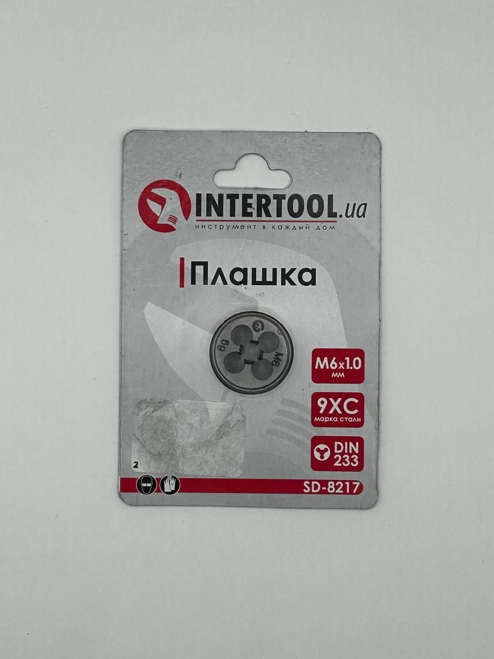 Плашка 6х1,0 Intertool 8217