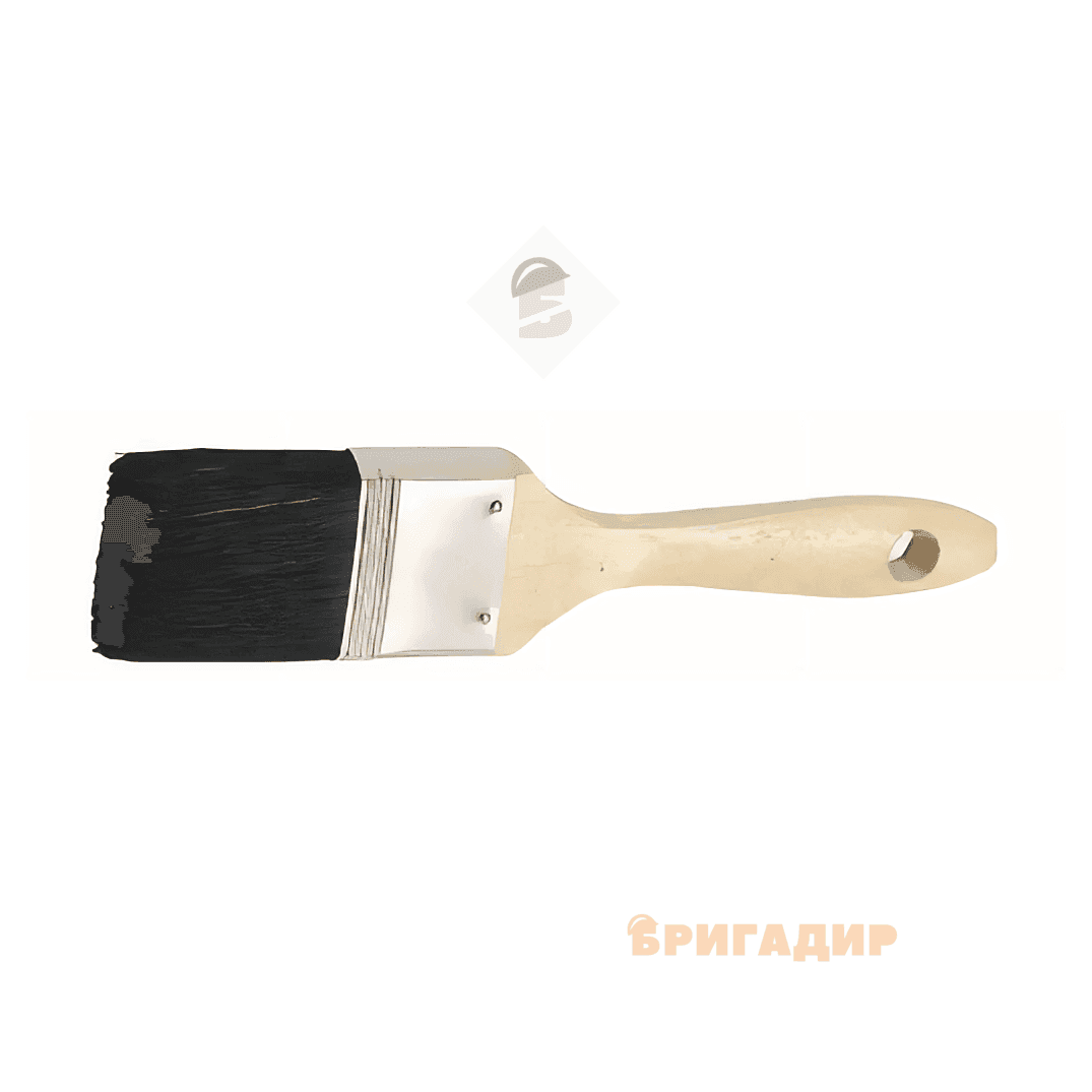 Пензлик для лаку 2" натуральний ворс Сталь