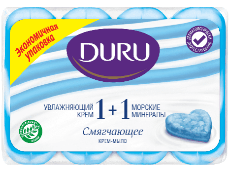 Мило-крем DURU 1+1 4*90г