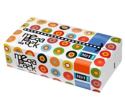 Носовичок паперовий Bella Mega Pack 150шт
