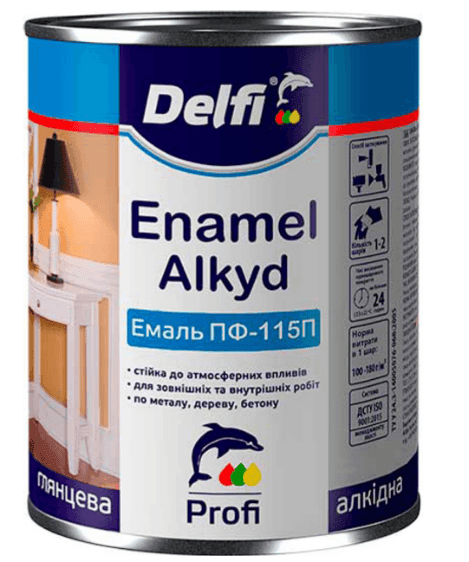 Емаль DELFI 0.9 БІЛА