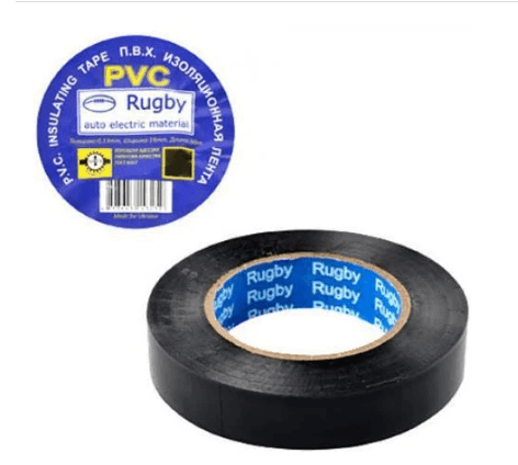 Ізолента RUGBY / PVC / 50м синя 2383