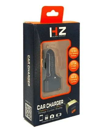 АЗУ USB x 2 + вольтметр HZ HC-1 7175