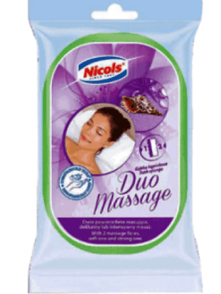 Губка банна Nicols Duo Massage