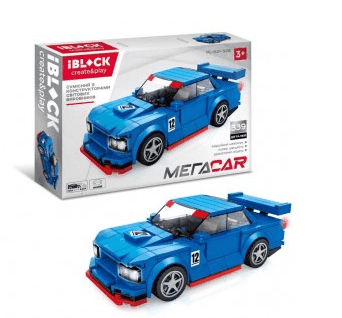 Конструктор IBLOCK арт. PL-921-326 (48шт/2) МЕГАCAR, 339дет., короб. 23,5*5,8*36см