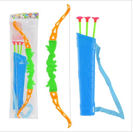 Лук та стріли арт. 265B-26 (360шт/2) 3 стріли, пакет 15*51см