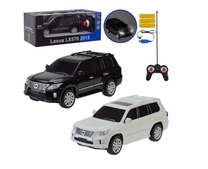 Машина  р/у арт. 27054 (24шт) аккум.,1:24, Lexus LX570,  короб. 26,5*14*10,5см