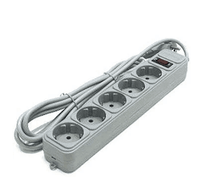 Мережевий фільтр 220В-2м, 5 гнізд, 3метри (9157)