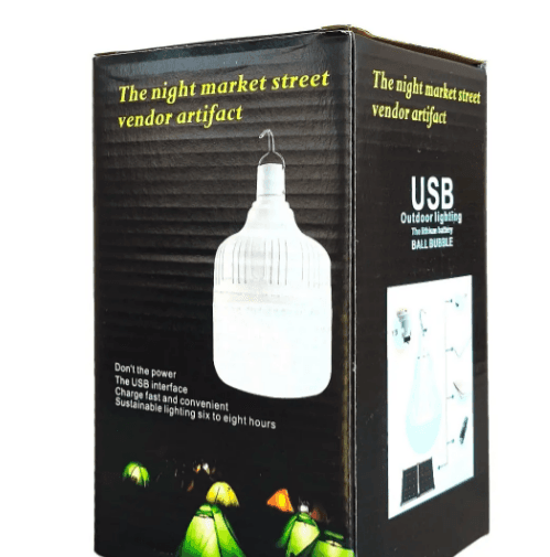 ЛАМПА ДЛЯ КЕМПИНГА 30ВТ АКУМУЛЯТОРНА С USB ЗАРЯДКОЙ LM123-300