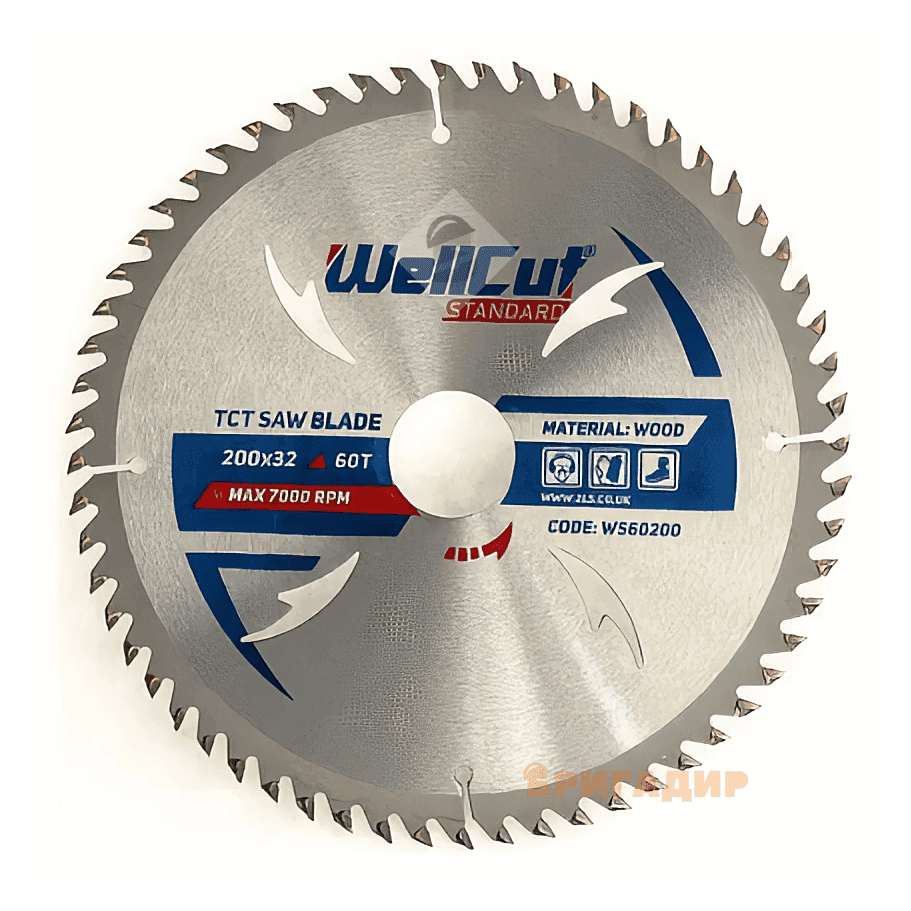 Пильний диск WellCut Standard 200*32 60T (арт.WS3018032)