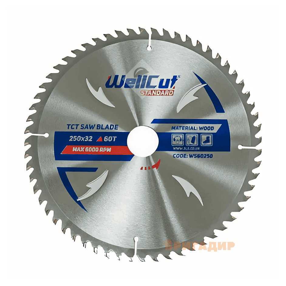 Пильний диск WellCut Standard 250*32*60Т (арт.WS40250)