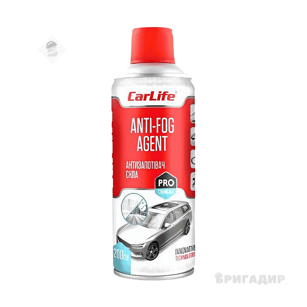 АНТИЗАПОТІВАЧ СКЛА ANTI-FOG AGENT CARLIFE 200МЛ
