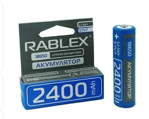 Акумулятор RABLEX 18650 2400mAh 2874