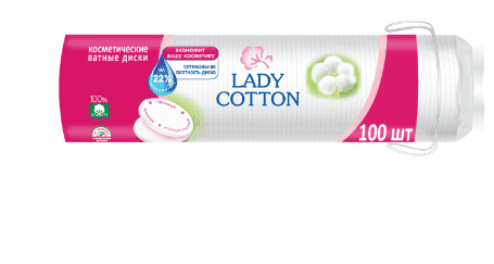 Ватний диск 100шт. Lady Cotton
