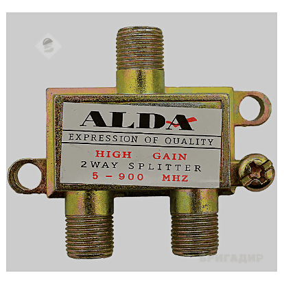 Сплітер для антенного кабелю Alda 2-Way 102175