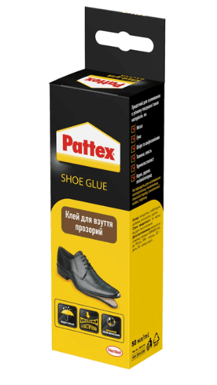 Pattex SHOE GLUE клей контакт 50 мл для взуття