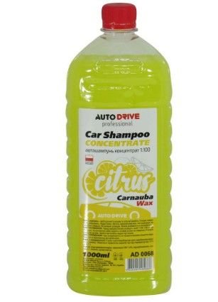 Автошампунь концентрат Auto Drive Car Shampoo Concentrate Цитрус 1:100 1L