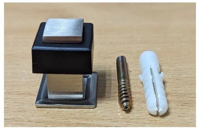 Упор дверний M-1023 MB квадратний