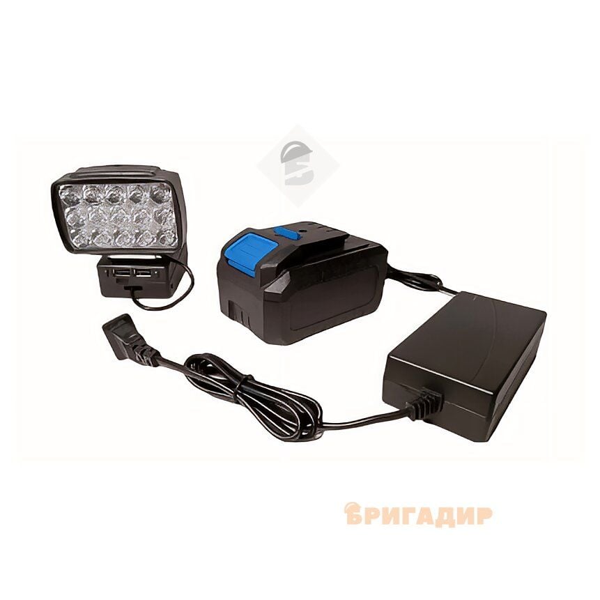 Мигалка зад №526 DMFL-526 ервоно-ібло-синя, з акумуляторои, на usb зарядку 42-016