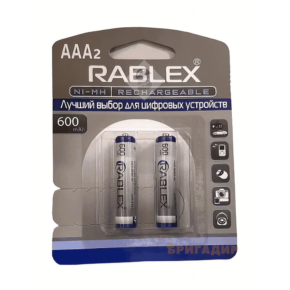 Акумулятор Rablex HR3/AAA Ni-MN 600mAh 1.2v