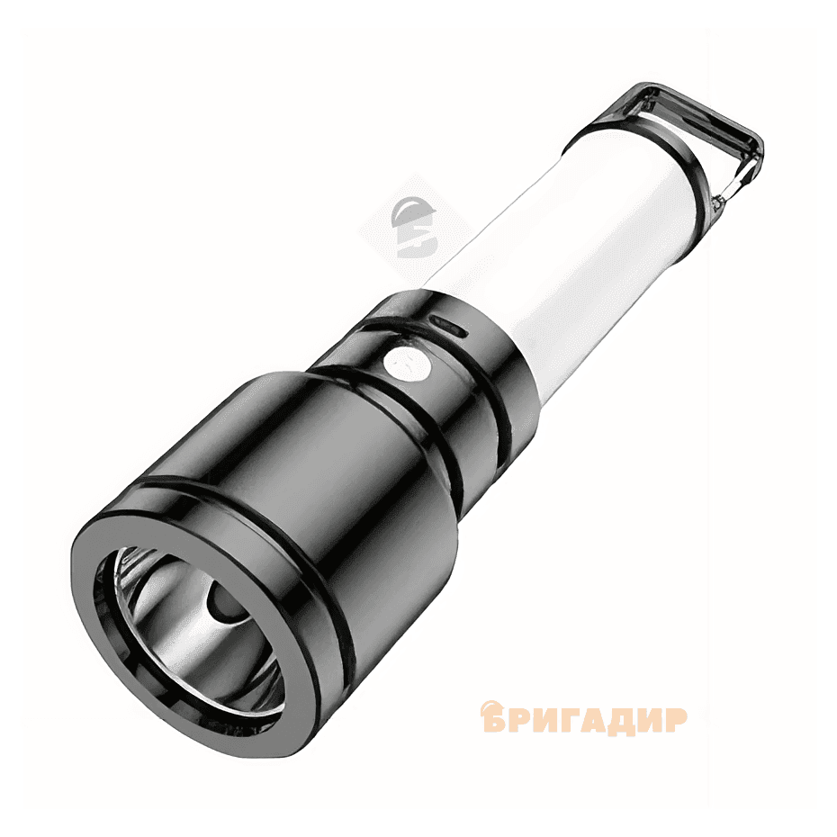 Ліхтар ручний СН-23051-3W+SMD, Li-Ion аккум., карабін-кемпінг, ЗП Typer-C (9520)