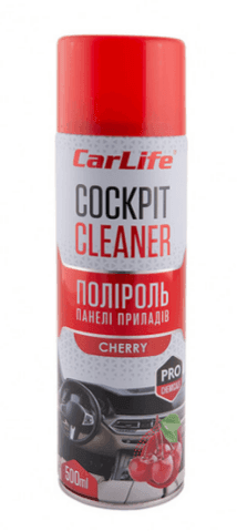 Поліроль панелі приладів Вишня Carlife 500ml