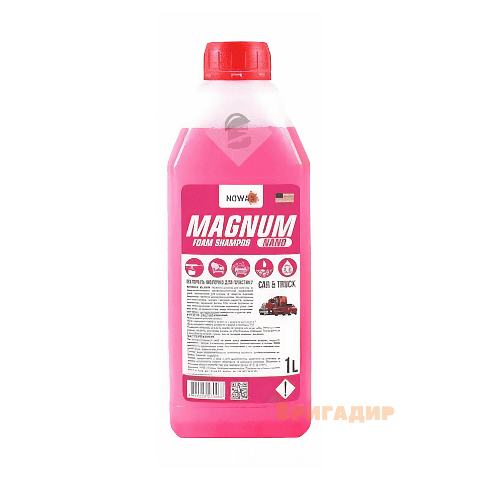 Шампунь Суперконцентрат для Ручної Мийки NOWAX MAGNUM NANO FOAM SHAMPOO 1L NX01190