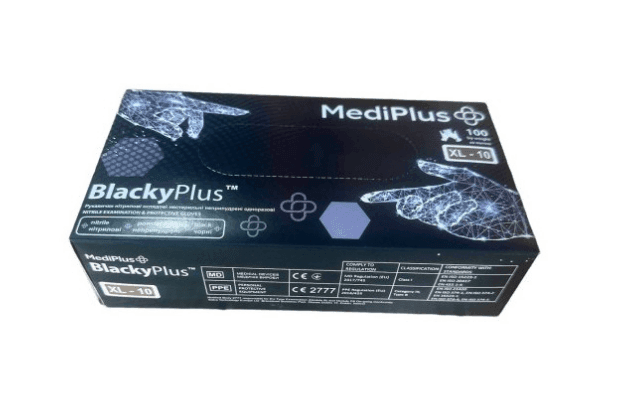 Рукавиці Luximed Black чорні розмір M 08314