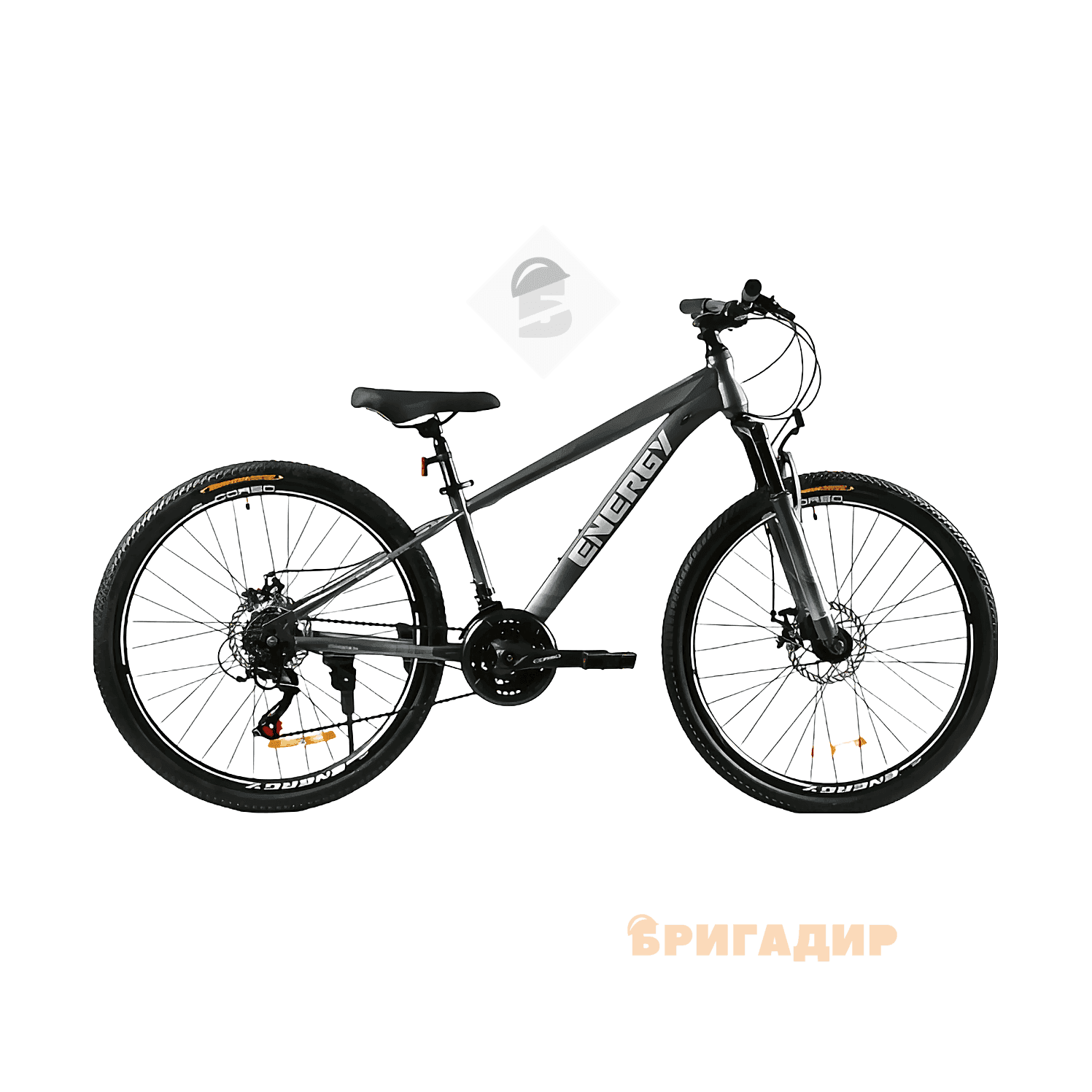 Велосипед 26 ST Corso "ENERGY" EN-26243 сталь 13",(к-т SHIMANO) світло-сірий 72-164