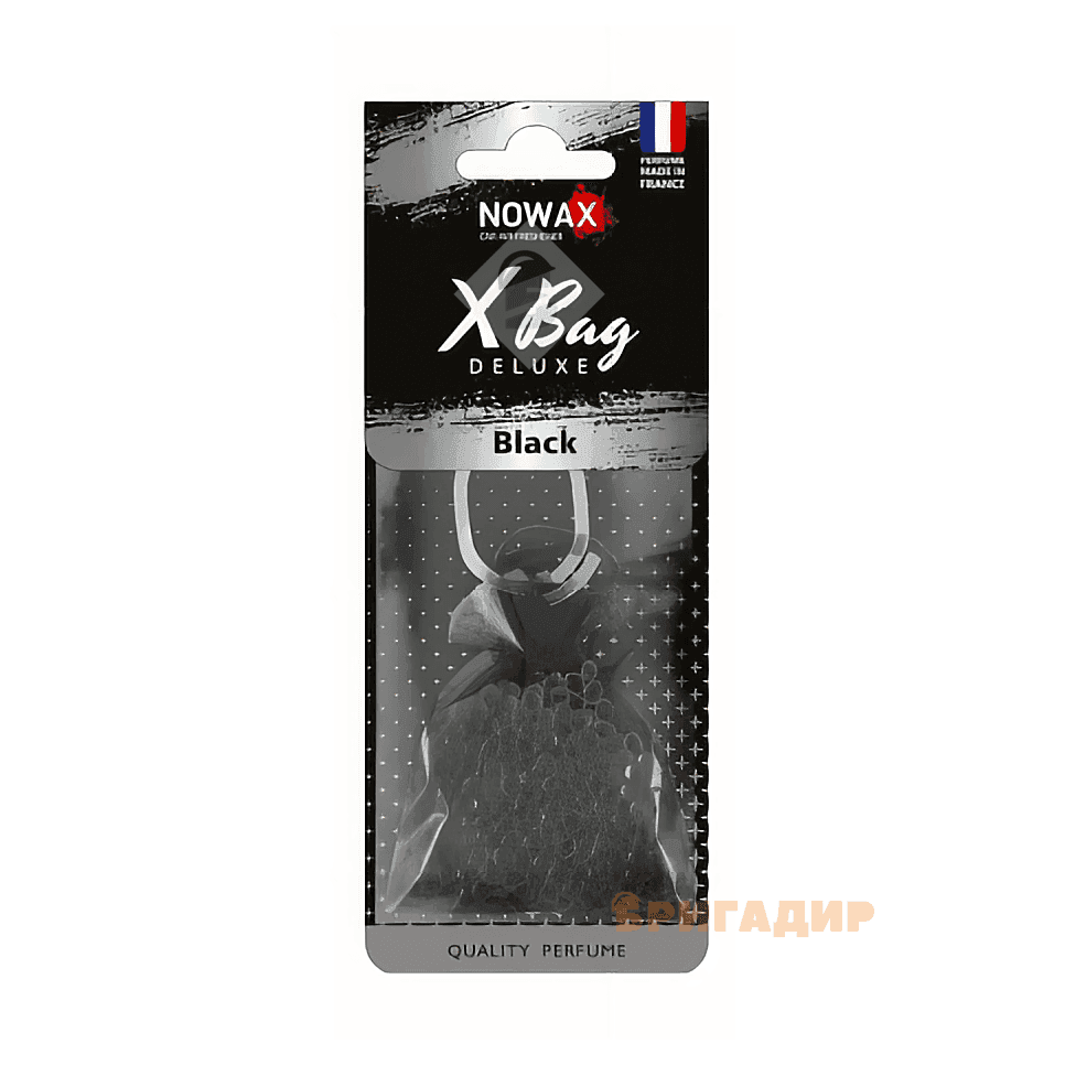 Автоммобільнйи ароматизатор повітря полімерний Nowax X Bag DELUXE-BLACK