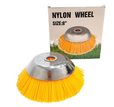 Т-569 Щітка на бензокосу для чистки бруківки 8