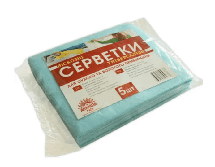 Ганчірка універсальна/віскоза 5(шт/уп)