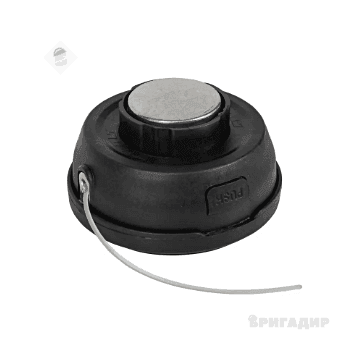 Котушка до тримера чорна з металевою кнопкою
