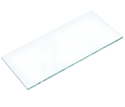 Скло до зварювальної маски прозоре (справжнє) 11x9см.