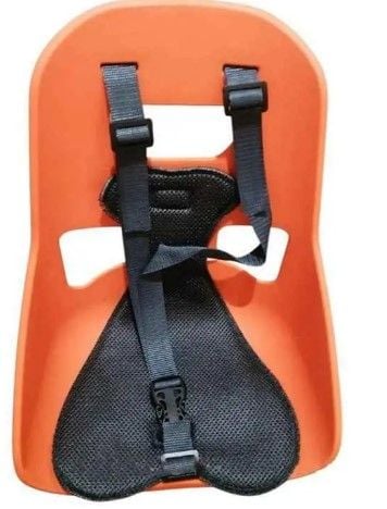 Крісло дитяче до велосипеда (оранджево-чорне)